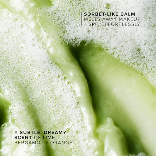 Image of Farmacy Makeup Remover Cleansing Balm - Green Clean Waterproof Makeup Remover Balm + Oil Cleanser for Face - Gently Melts Make Up + SPF - Hydrates + Softens Skin with Super Greens + Papaya (50ml)