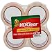 Duck HD Clear Heavy Duty Packing Tape Refill, 4 Rolls, 1.88 Inch x 54.6 Yard, (240378)