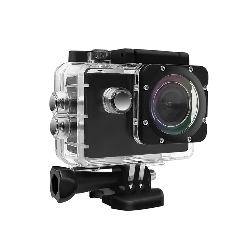 Motorcycle Helmet Camera for HJC i50, Portable Action Camera, Helmet Cam for Cycling, 140° Wide Angle Dash Cam, Motorcycle Helmet Accessories, B 64GB