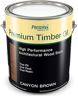 1 gal Preserva Products, Ltd. 70105 Canyon Brown Premium Timber Oil High Performance Architectural Wood Stain