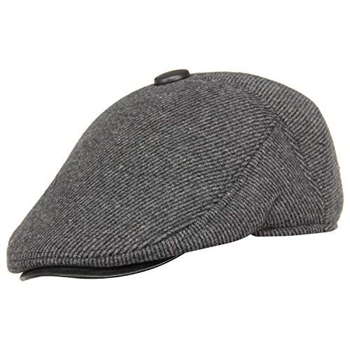 Golf Flat Cap Protège Oreille Pliable Contre le Vent d'Hiver Casquette Multicolore - 3