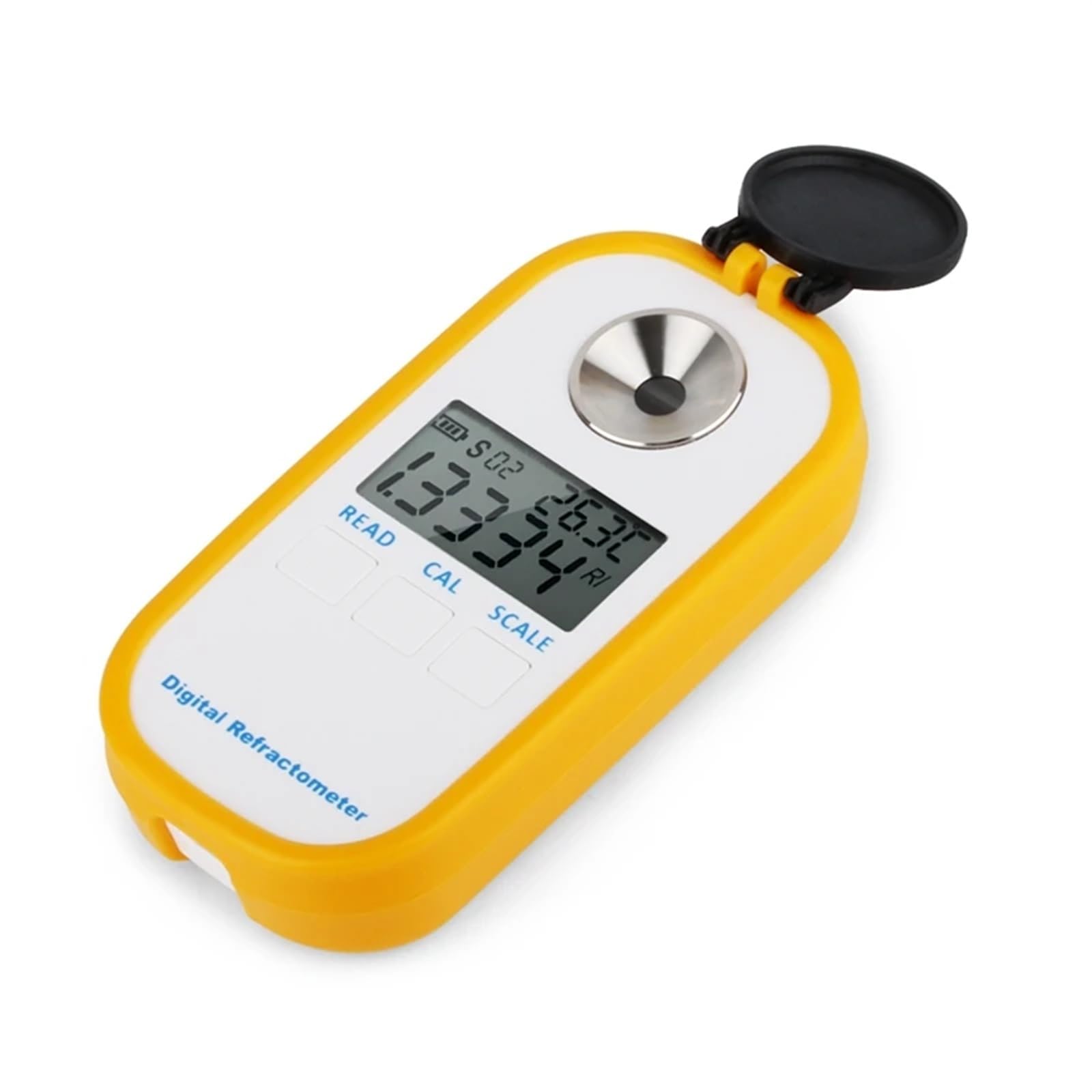 Refraktometer, Digitales Refraktometer Auto-Frostschutzmittel Ethylen-Propylen-Glykol-Gefrierreiniger Autobatterie Harnstoff-Refraktometer