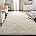 SAFAVIEH Area Rug 11x15 - Adirondack Collection - Large - Ivory & Sage, Distressed Vintage Floral Design, Non-Shedding & Easy to Clean, Ideal for Living Room, Bedroom, Dining Space (ADR109V)