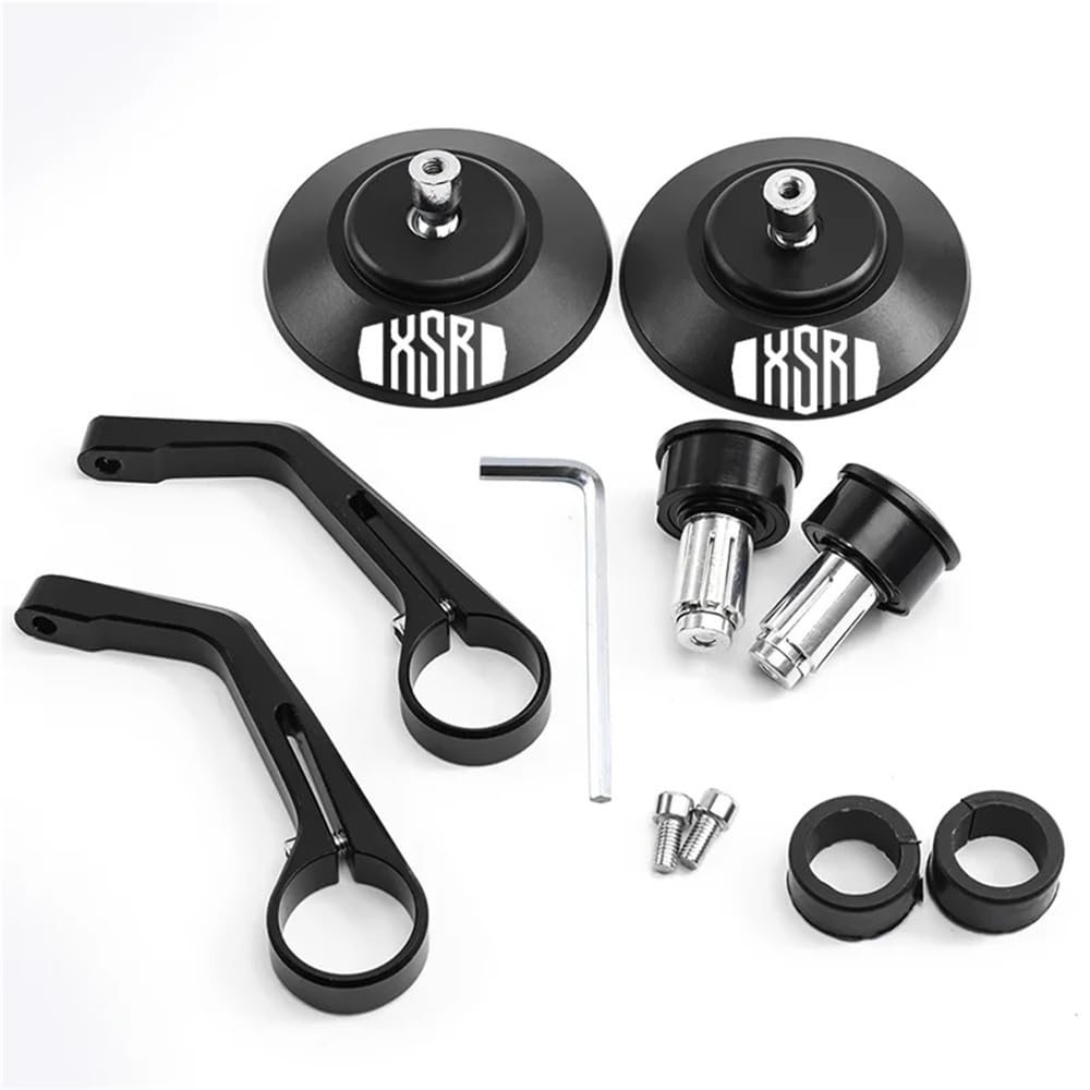 motos Miroir vélo Pour XSR700 XSR 700 XSR900 XSR 900 XSR125 155 1 Paire Rétroviseurs Guidon Moto 7/8'' 22 Mm Rétroviseurs De Guidon Rétro