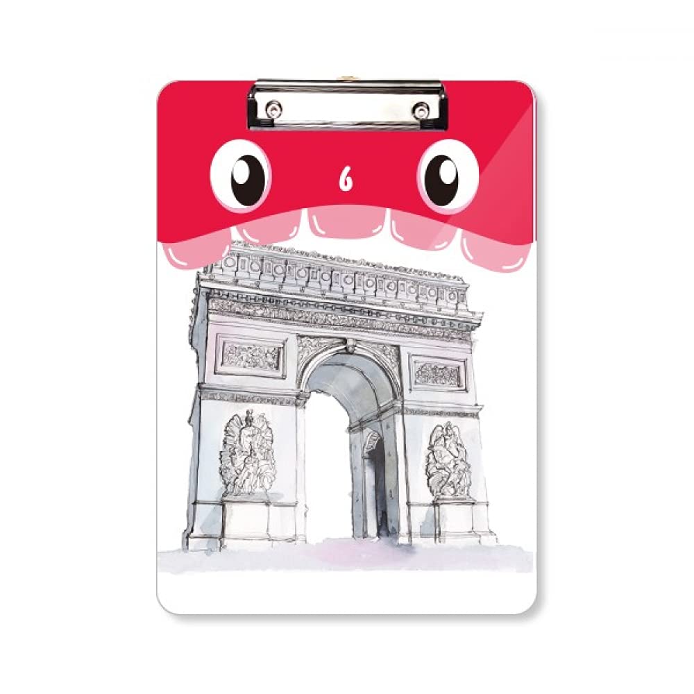 Arc de Triomphe bloc-notes d'apprentissage A4 avec dossier rigide - 5
