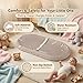zeepops Baby Changing Pad, Waterproof & Non-Slip Changing pad, Cushioned Foam, Wipeable Changing Table pad, Liquids-Free, No Fabric Cover Needed, Less Laundry Loved by Green Moms (Cream)