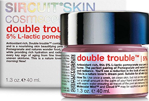 Sircuit Skin DOUBLE TROUBLE 5% L-Lactic Pomegrante Acai Peel (1.3 Ounces)