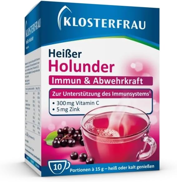 Klosterfrau Heißer Holunder Immun & Abwehrkraft 4 x 10 Portionen á 15 g