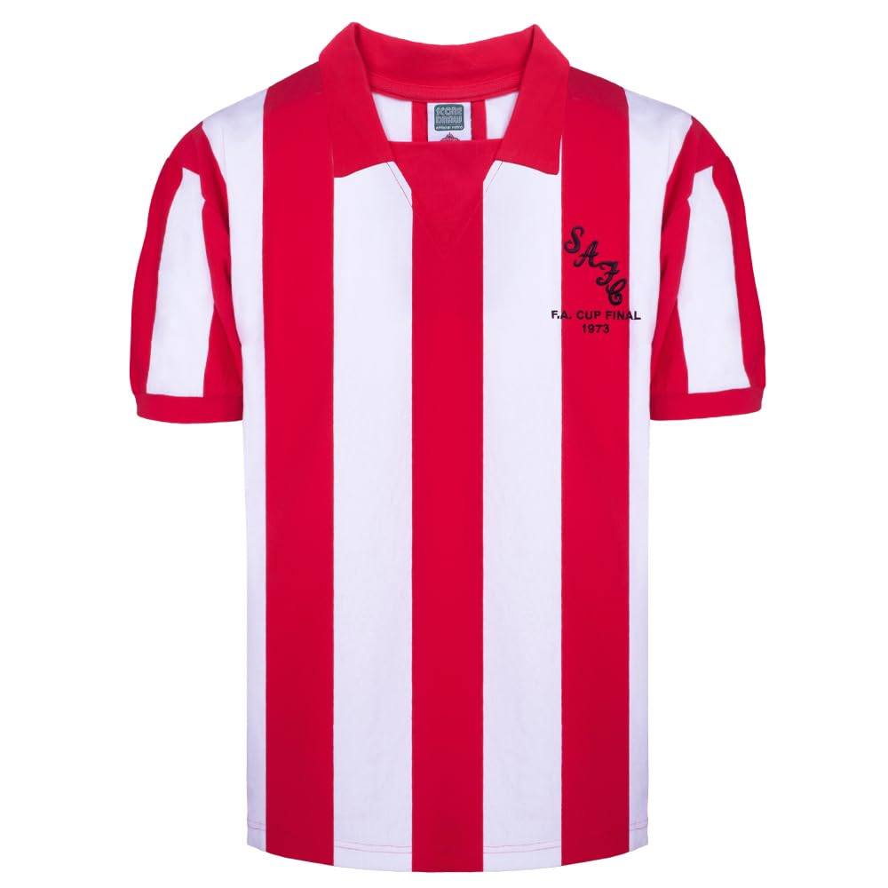 Score Draw Sunderland 1973 FA Cup Final Retro Football Shirt