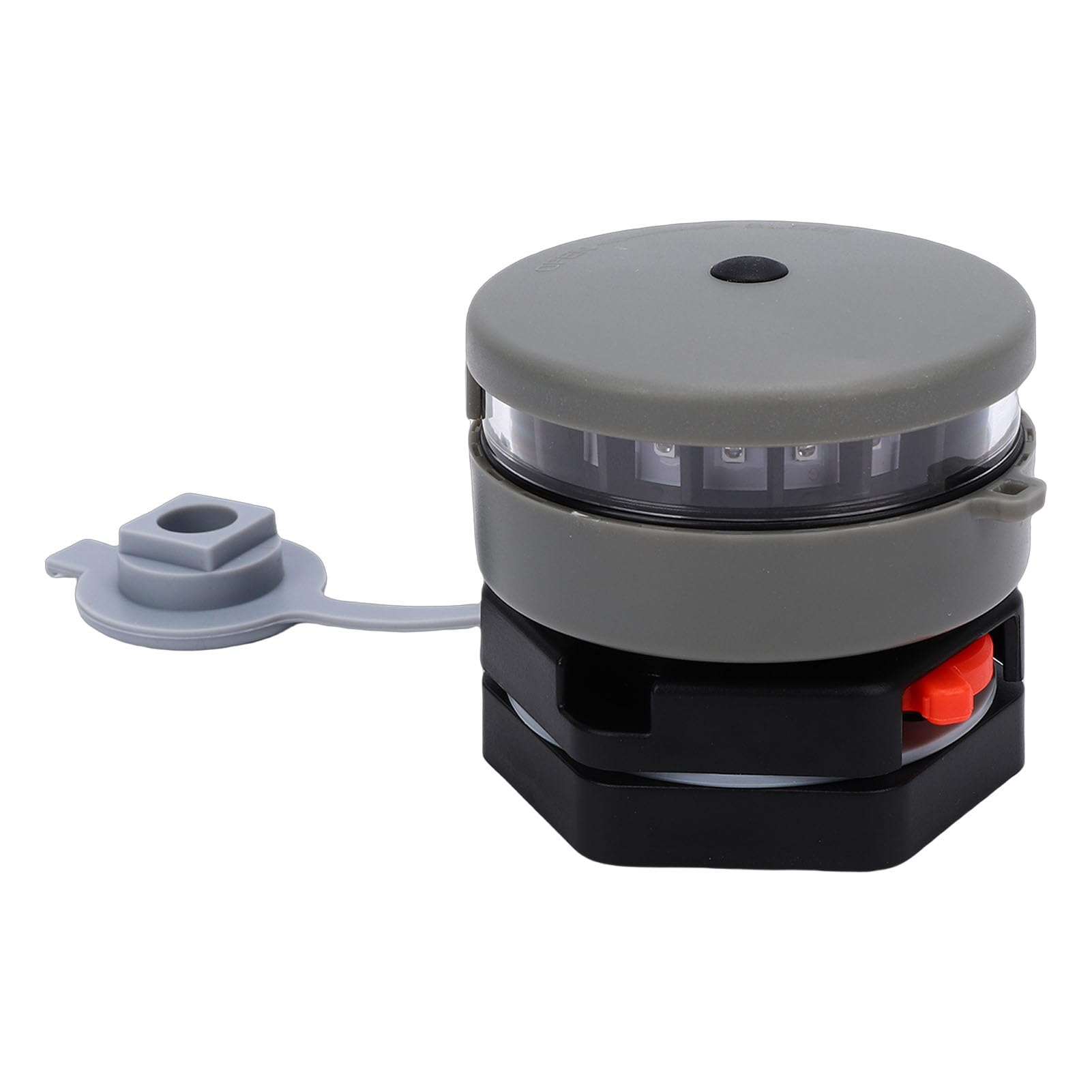 Luce di Prua Marina a LED Luce di Navigazione Portatile per Barche Senza Fili per Kayak Canoa IP67 Visibilità Impermeabile 1NM, Verde Rosso 1NM Alimentazione: 3 Batterie AAA