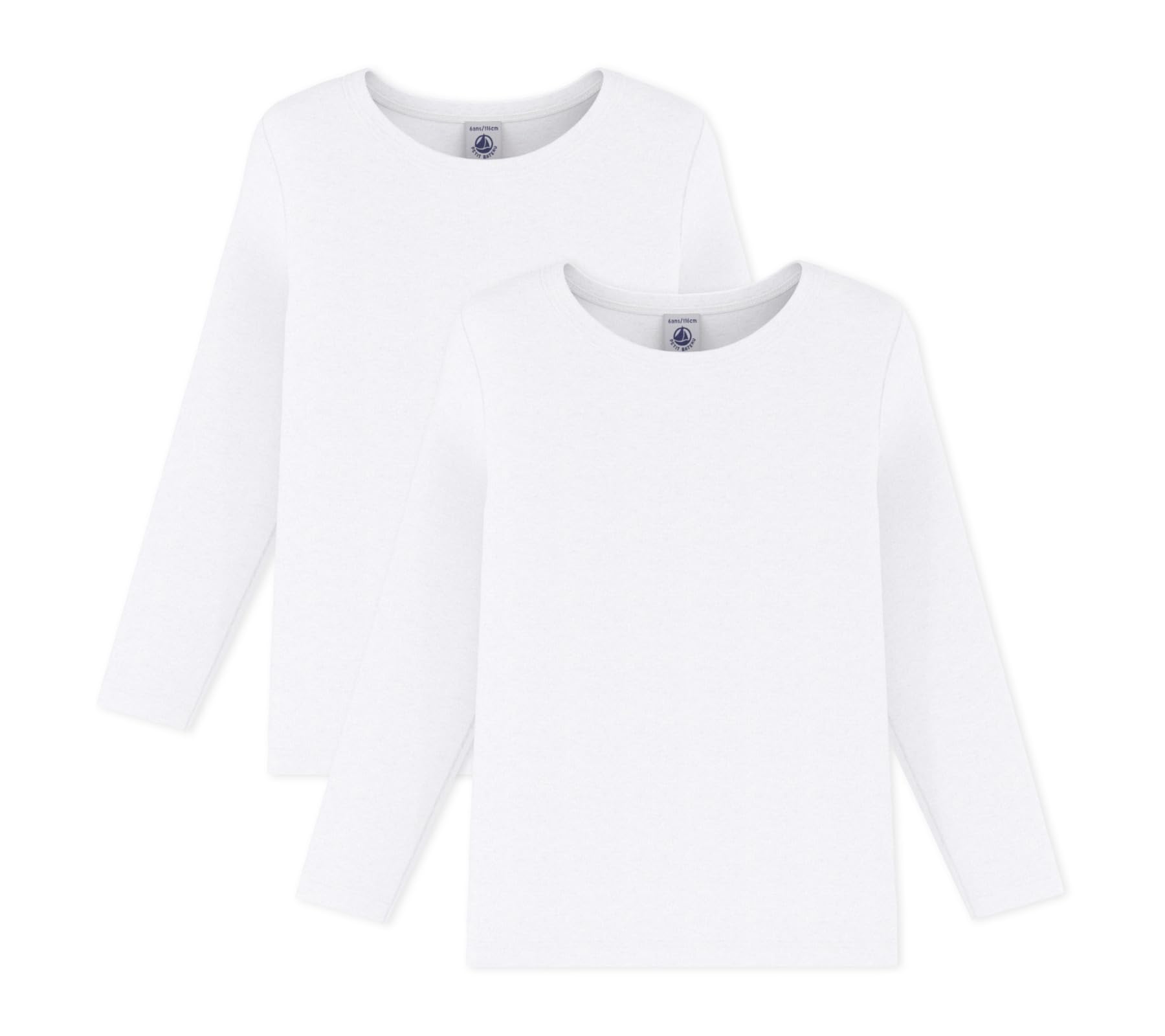 Petit Bateau Jungen A01dv Langarm-T-Shirt (2er Pack)