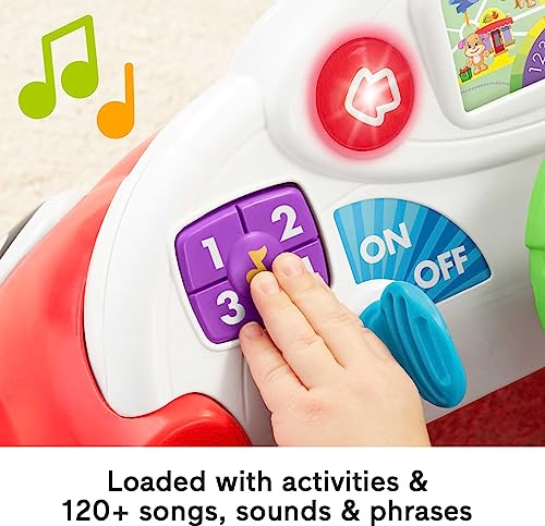 Fisher-Price Laugh & Learn Baby Activity Center Crawl Around Car With Music Lights And Smart Stages For Infants And Toddlers, Red (Amazon Exclusive) #TOP3