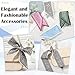 Zhamate 18Pcs Satin Scarf Set Fashion Scarves for Women Multifunctional Boho Scarves for Headband Bag Belt Accessory