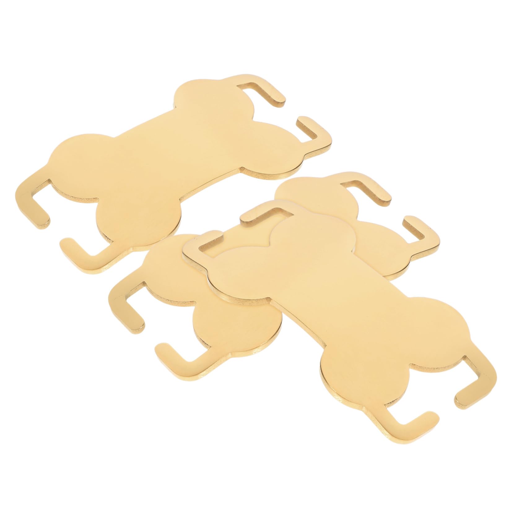 INOOMP 5 Juegos De Etiquetas De Identificación Para Perros De Acero Inoxidable Pequeñas Y Ligeras Para Perros Y Gatos 3 Unidades X 5