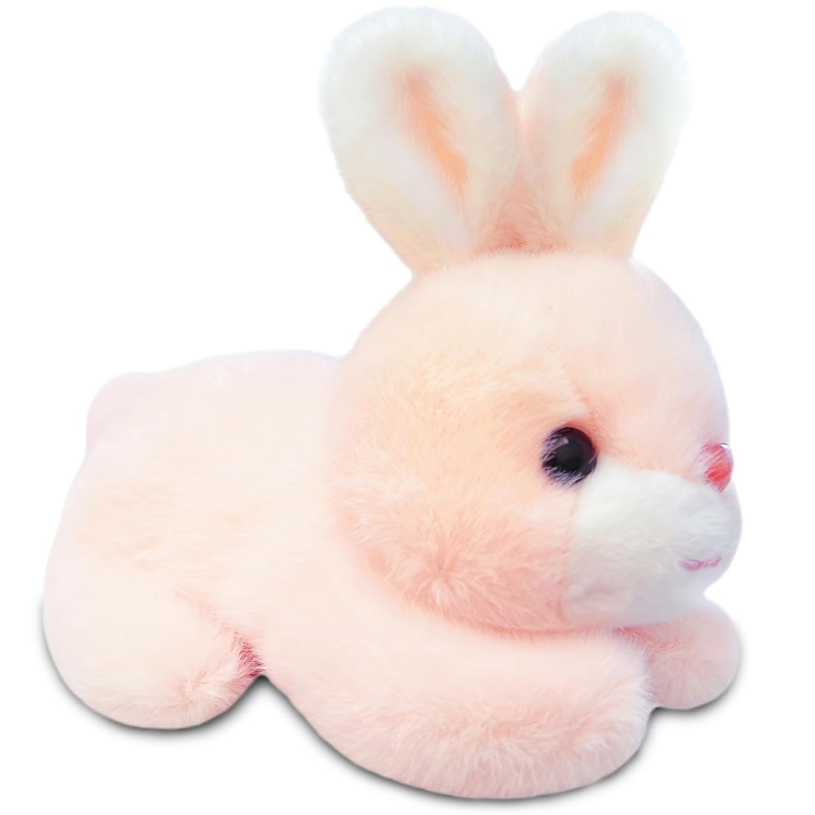 Pink Rabbit Bunny Stuffed Animal 8 Kawaii Rabbit Plushies for Girls and Boys Soft and Huggable Bunny Stuffy