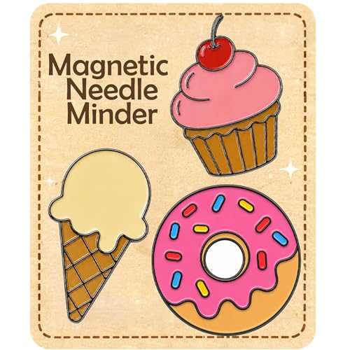Image of Kraftex Magnetic Needle Minder. Needleminder for Embroidery & Sewing. Cute Needlepoint Accessories. Magnetic Needle Holder for Cross Stitch. Cute Magnet Pin Gift