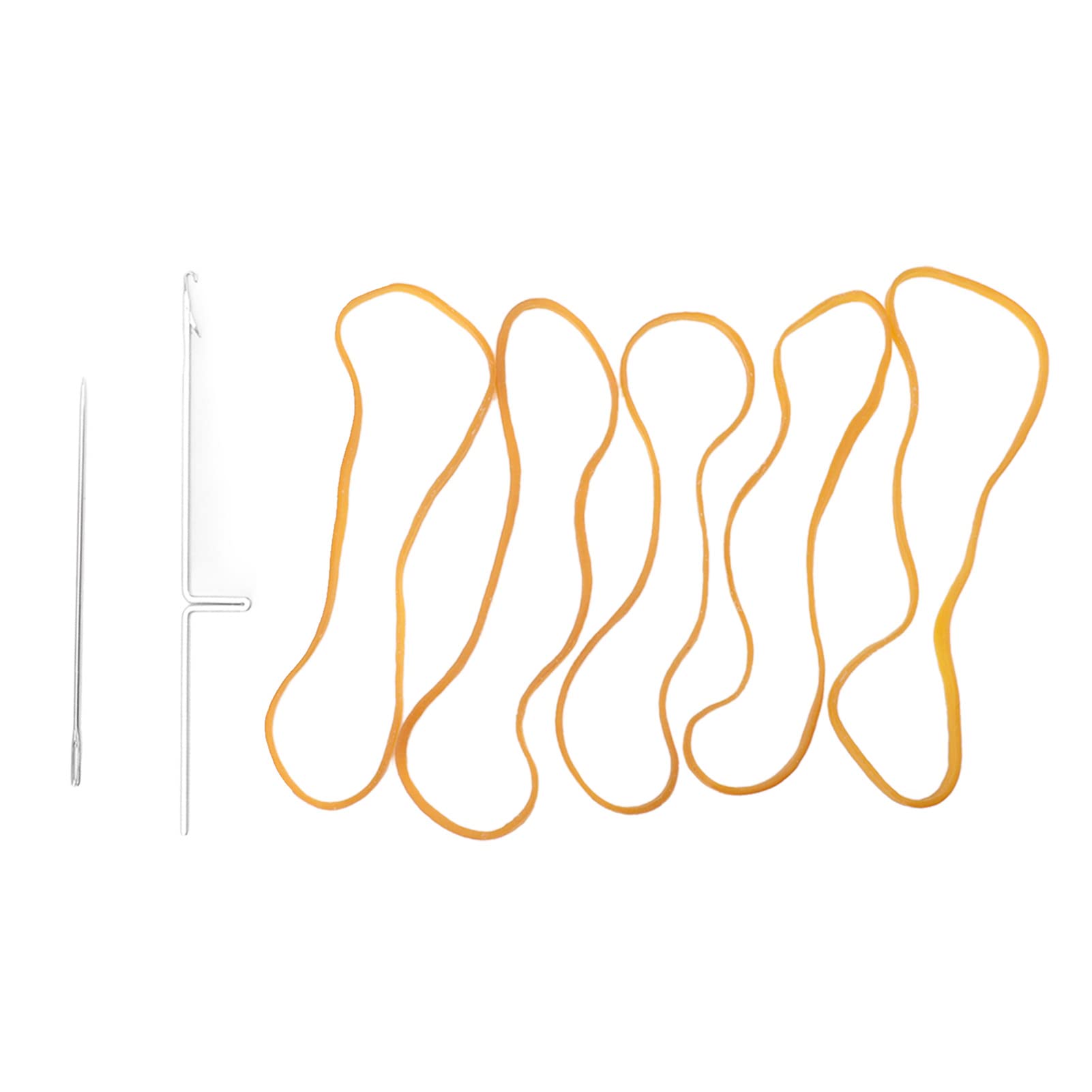 Small Darning Weaving Loom, Kit Tools Speedweve Portable Mini Machine with Crochet Hooks DIY Repair Tool for Jeans Socks and Clothes 14 Needles Hand Knitting Crafts