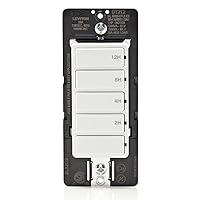Vista 16 de Interruptor de cuenta regresiva Leviton para luces, ático, calefactores, bombas de piscina, 15-30 min, 1-2 hora, requiere cable neutro, 20A, 1