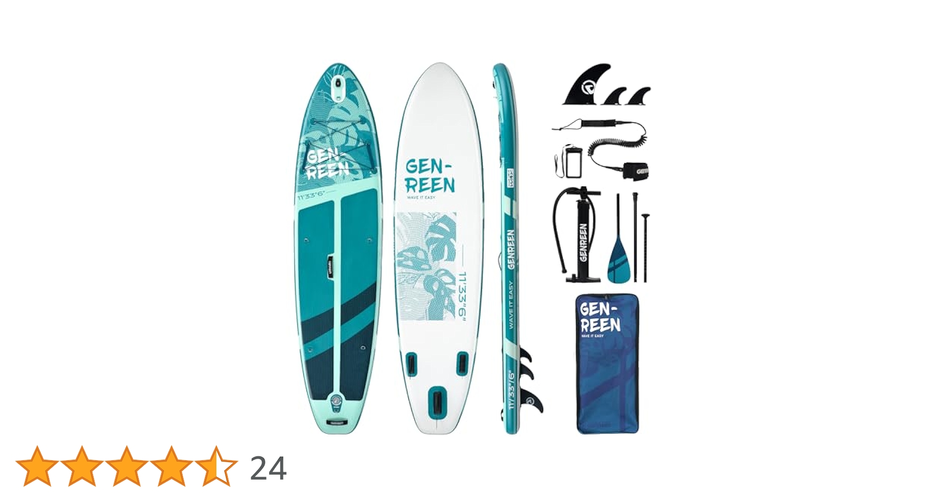 Amazon | GENREEN スタンドアップパドルボード パドルボード sup