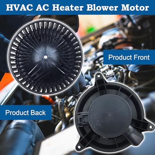 Image of PM9201 AC Heater Blower Motor with Fan for 03-06 Cadillac Escalade | Compatible with Chevy Avalanche 1500 2500,03-07 Silverado 1500 2500 3500,GMC Sierra 1500 2500 3500 OE# 88986838