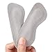 Desconocido Generic Ajustar el tacón de la Piel de Vaca Anti-Wear cojín cojín del cojín de cojín for Adultos for espuelas del talón y Alivio del Dolor (Color : Grey, Size : M)