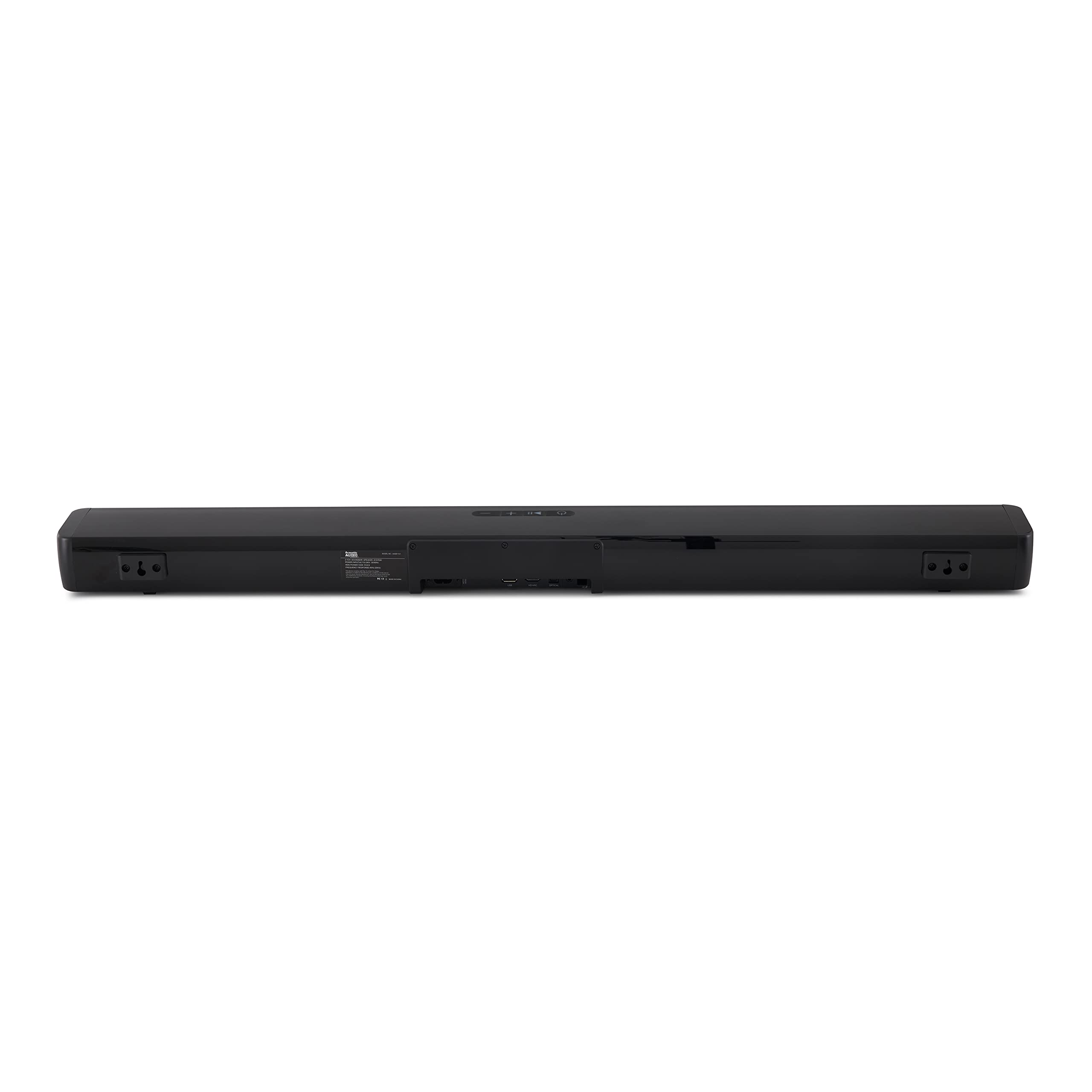 Audio acústico de Goldwood Barra de sonido de 2.1 canales para TV con subwoofer integrado, sistema envolvente de 36 pulgadas, HDMI, ARC y Bluetooth, negro