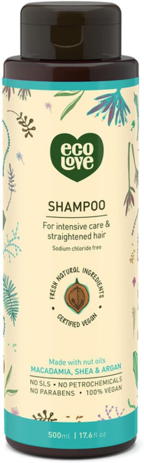 Natural Shampoo for All Hair Types,Sodium lauryl sulfate Free, Vegan & Cruelty Free Shampoo, With Natural Moroccan Oil Extract, No SLS or Parabens, 17.6 oz