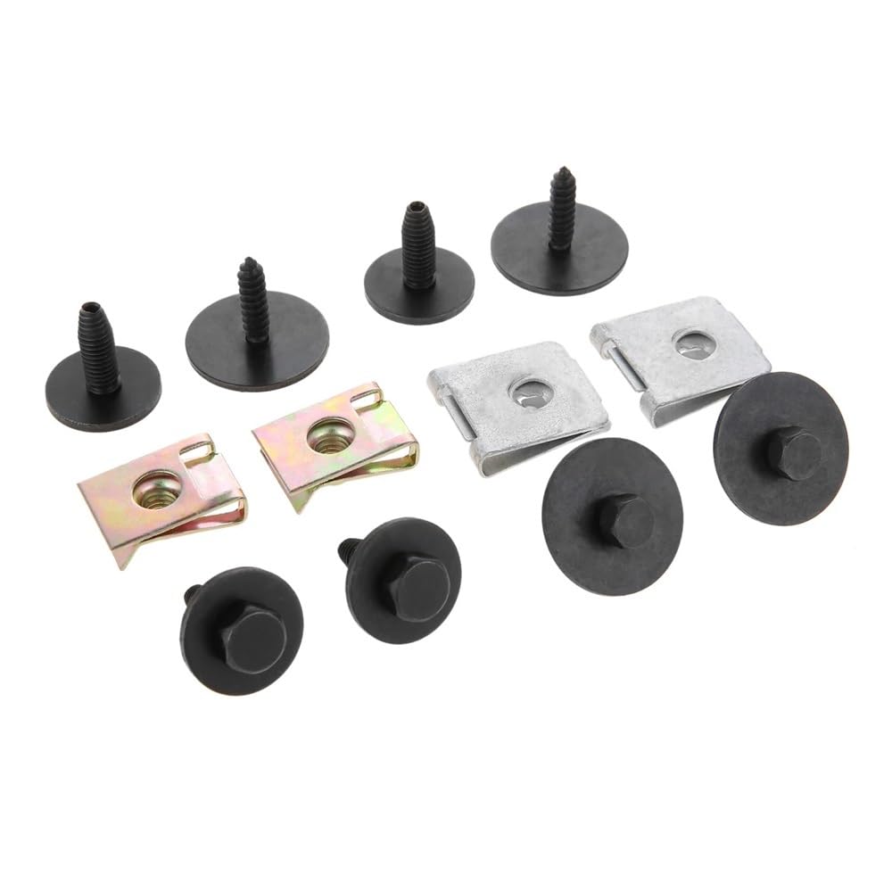 GLBMLMTHZP 24 Pcs Car Undertray Engine Under Cover Fixing Clips Screw Set Splashguard Fit For Mercedes E Class W211Reference OE/OEM MC3003