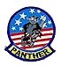 F-35 Panther Patch â€“ with Hook and Loop, 3.5