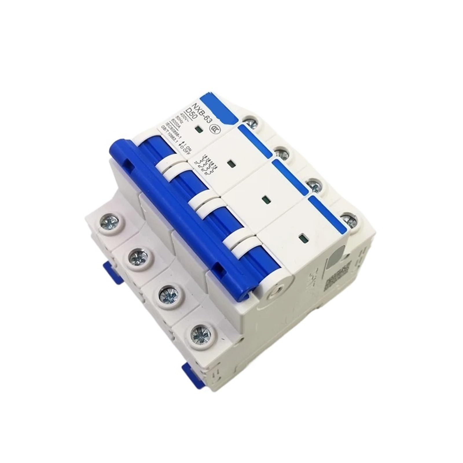 MCB DZ47-63 disjoncteur miniature 4 pôles Type D D50A 400V 6KA pour tableau