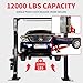 Motool 4.0HP 12000lbs Single Point Lock 2 Post Lift 220V AM120SD Car Lift Auto Lift Two Post Car Lift(AM120SD)