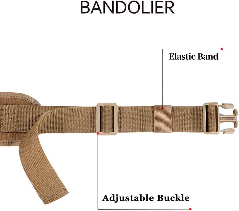 EXCELLENT ELITE SPANKER 24 Rounds Shotgun Shells Bandolier Shotgun Shell Shoulder Holder Shotshells Bandolier Belt