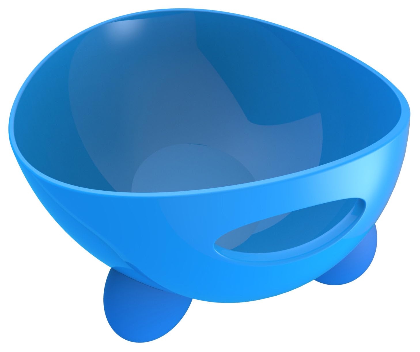 Pet Life 'Modero' Dishwasher Safe Antiskid Rasied Modern Tilted Whisker Friendly Dog and Cat Bowl with Carrying Handle on the Pet Bowl