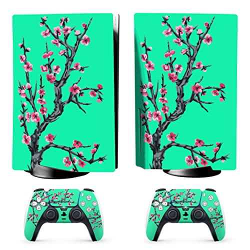 image for HK Studio Teal Cherry Blossom Decal Sticker Skin Specific Cover for Bo