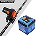 Fishing Line Counter 0-999M for Spooling & Trolling, Fishing Line Spooler, Portable Depth Gauge with Easy-Read Display, Essential Tackle, Fishing Ruler