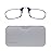 ThinOptics unisex adult Universal Pod Case + Reading Glasses, Purple Frames White Case, 1 x US