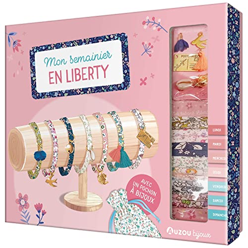 Ma boîte à bijoux - mon semainier de 7 bracelets en liberty