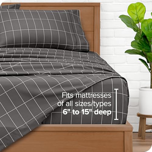 image for Bare Home Queen Sheet Set - Luxury 1800 Ultra-Soft Microfiber Double B