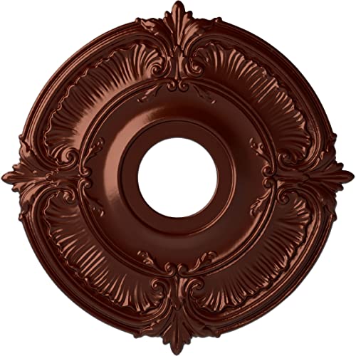 Image of Ekena Millwork CM18ATACSDecorative Ceiling Medallions Modeled After Original Historical Patterns & Designs, Antique Copper
