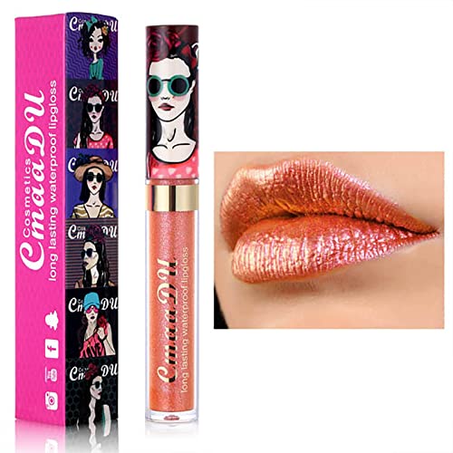 SINGOVE 11 Colors Matte Liquid Lipstick Metallic Shimmer Lip Stick Diamond Glitter Fashion