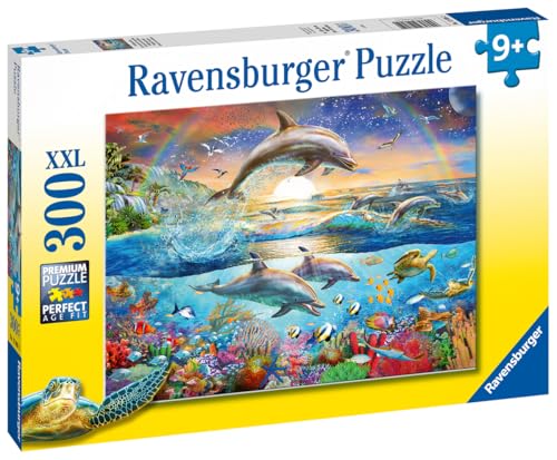 Puzzle 300 pièces : Le paradis des dauphins Ravensburger France - vue 5
