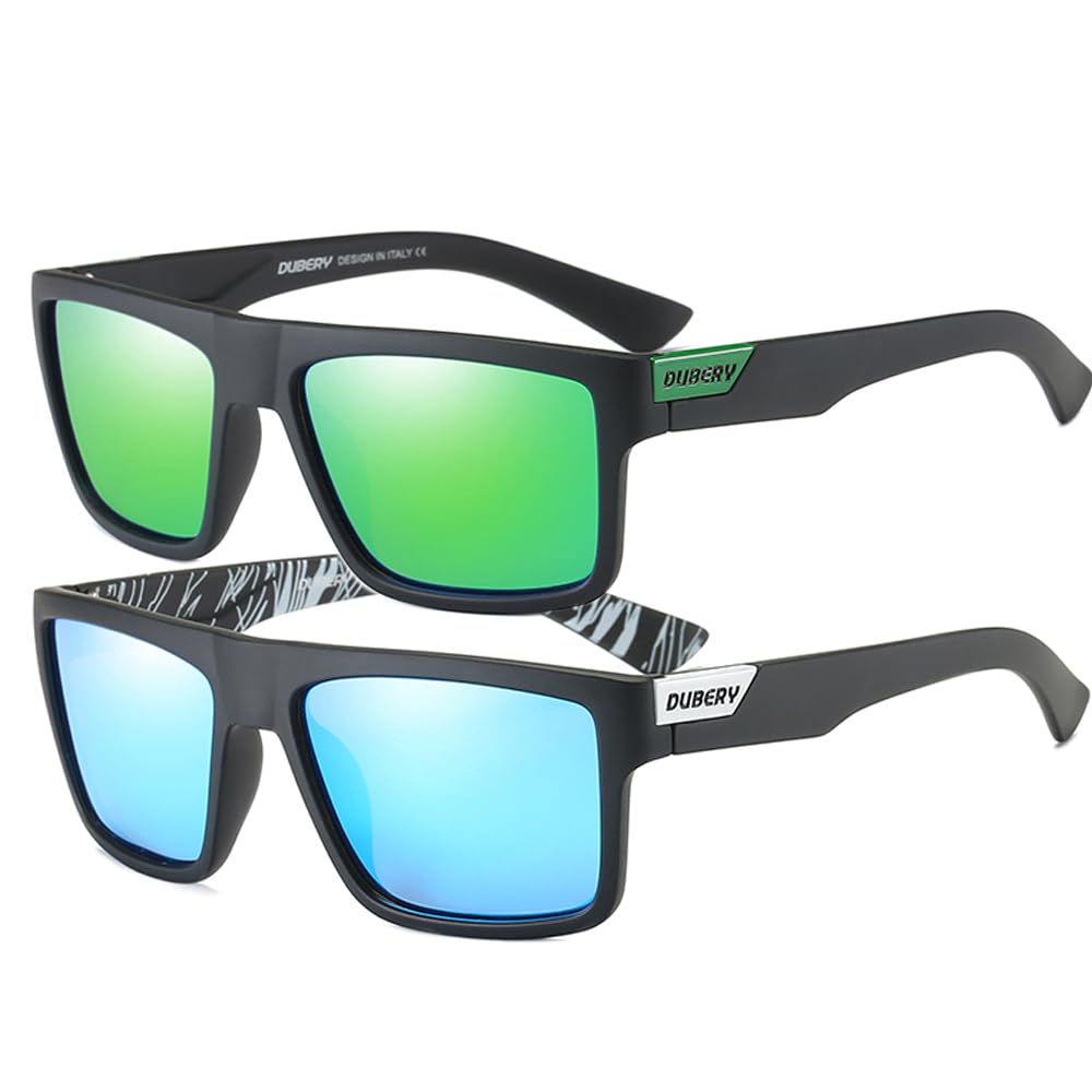 HGDGears Vintage Polarisierte Sonnenbrille Herren und Damen,Fahren,Radfahren,Angeln,Reise,UV400 Schutz Sonnenbrillen für Herren