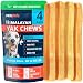 100% Natural Yak Cheese Himalayan Made Dog Chews All Breeds - Lactose Free Yak Chew for Small, Medium & Large Dogs - Dental Cleaning Dog Chews Aggressive Chewers - Long Lasting Odor & Gluten Free