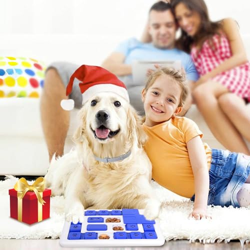 Blanlody Hundespielzeug Intelligenz, Intelligenzspielzeug für Hunde mit Quietschend Interaktives Hundespielzeug mit Beschäftigung, Futterspielzeug Hund für Kleine, Mittlere, Große Hunde und Katzen