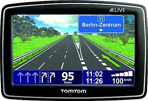 TomTom XL LIVE Europe Navigationssystem (Live Services, Europa, Fahrspurassistent, Text-to-Speech, 6 Monate Live Dienste, HD Traffic)