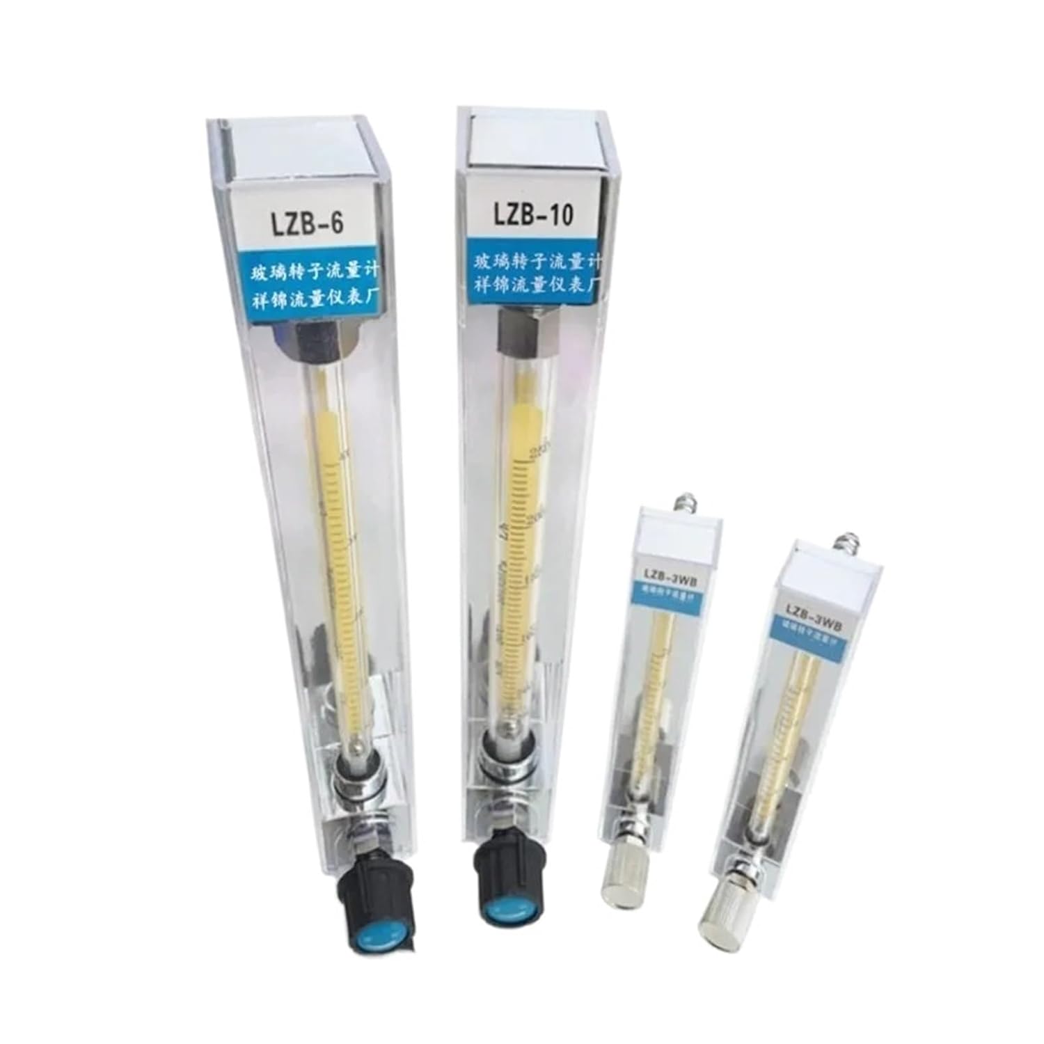 1Pcs LZB-3WB Glass Rotor Flowmeter LZB-6 LZB-4 LZB-10 Gas Liquid Water Flowmeter(Type 8)