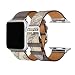 Produktbild Cailin Kompatibel mit iWatch Armband 38mm 42mm 40mm 44mm, Echtleder Uhrenarmband Ersatz für Watch Series5 Series 4, Series 3, Series 2, Series 1 (38mm/40mm, Olive)