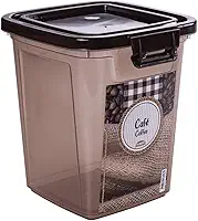 Pote Quadrado Café Plasútil Marrom 1.8 L
