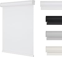 Vista 1 de Changshade Persianas Enrollables Opacas sin Cordón con Cenefa, Persiana Enrollable Oscurecedora de Fácil Instalación, Persianas de Tela