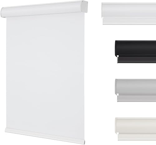 Changshade Persianas enrollables opacas sin cordones con cajón, oscurecimiento de la habitación, pantalla enrollable de fácil instalación, persianas disponible en Yaxa Colombia